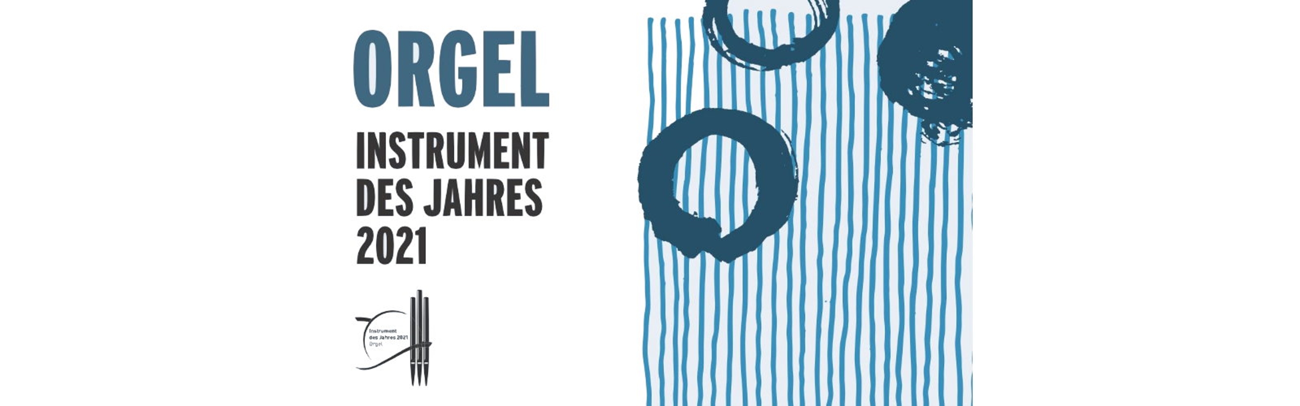 Logo der Kampagne 'Orgel Instrument des Jahres 2021'