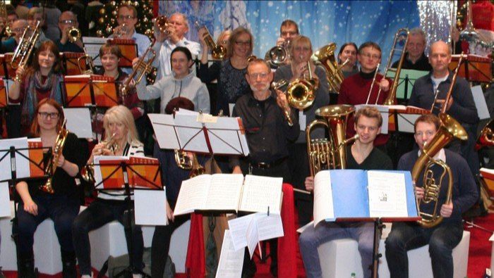 Blechbläser:innen in Aktion