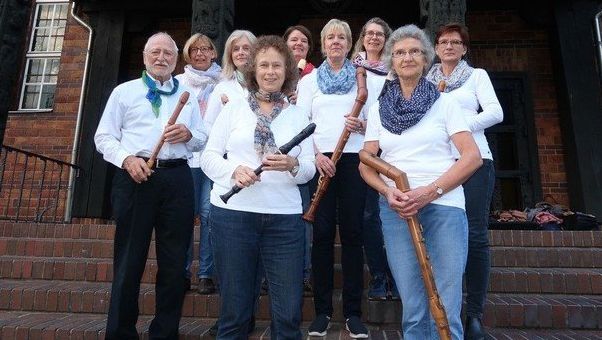 Gruppenfoto Blockflötenensemble Frohnau